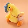 Подвеска в виде утки Желтая белая уточка брелок Утка с изогнутой шеей Плюшевые уточки Брелоки для ключей Плюшевые уточки