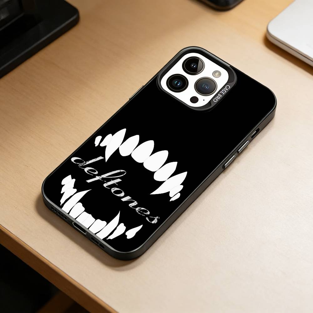 Nu-Metal Band Deftones  Phone Case For iPhone 17,16,15,14,13,12,11 Plus,Pro Max,XS,Colorful Silver Black Cover