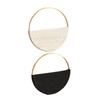 Pack of 2pcs Unique Woven Wall Hangings Round Shaped Wall Decor Bohemian Home Decorations for Apartments Dorm Crib