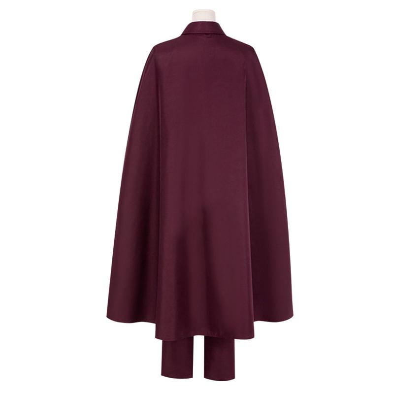 Anime Bungo Stray Dogs Tetchou Suehiro Cosplay Costume Teruko Oukura Red Uniform Suits Cloak Season 4 Team Halloween Clothes