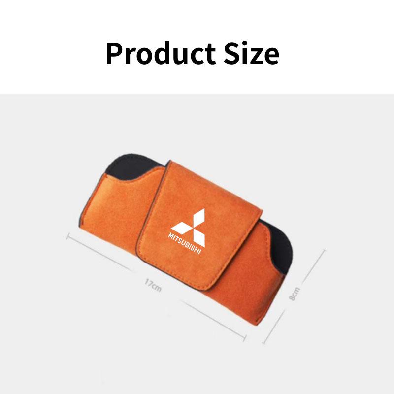 pdsh9 Car Sun Visor Glasses Box Anti-scratch Protection Box for Mitsubishi Pajero Colt I200 Space Delica Triton Ralliart Ex Mirage