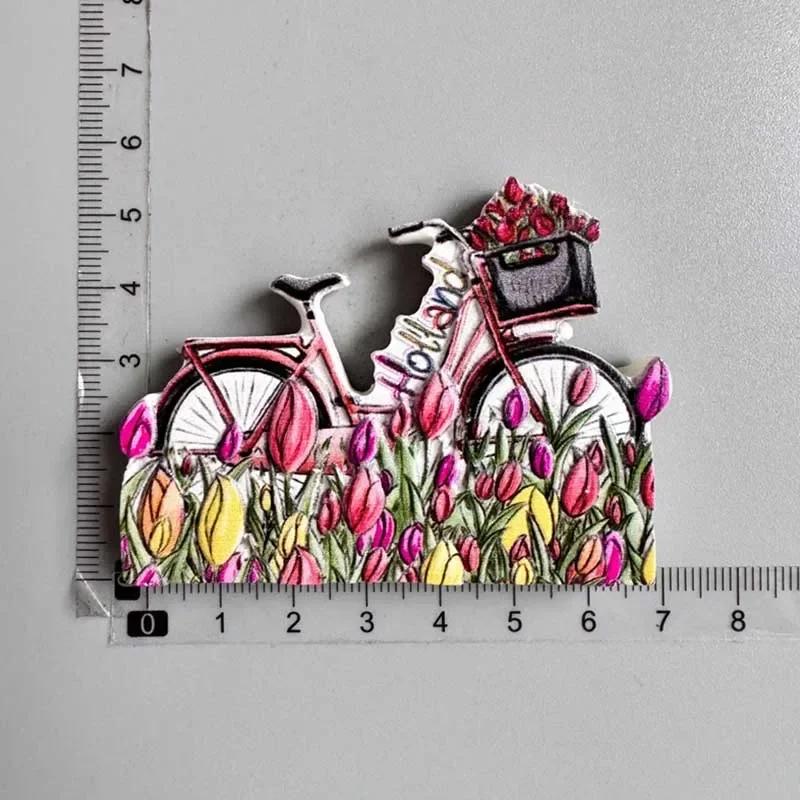 Амстердам Нидерланды Магниты на холодильник Туристический сувенир Голландская мельница Магнитные наклейки на холодильник Коллекция Домашний декор Подарок