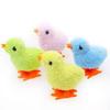 1PC Random Chick Wind Up Toys Cute Plush Simulation Educational Walking Chicken Chain Winding Animals Toy Gift for Kids Pet Cat