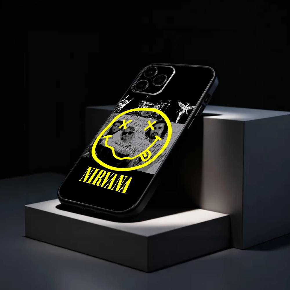 L-Lamentably Nirvana R-Rock Band Phone Case Silicone Soft For IPhone 17 16 15 14 13 12 11 X XR Plus Pro Max Plus