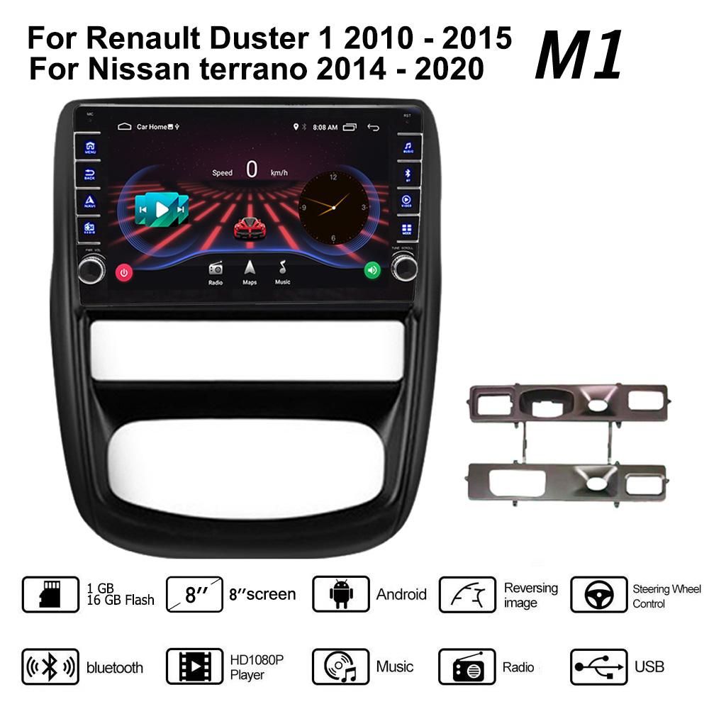 Для Renault Duster 1 2010-2015, для Nissan terrano 2014-2020 с кнопочной ручкой, автомобильный Android CarPlay Android GPS 2 + 32 ГБ