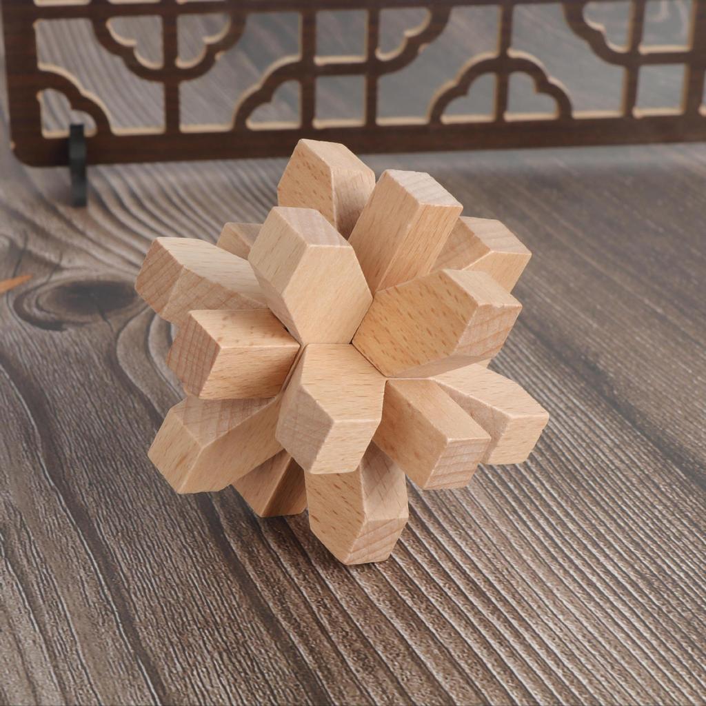 Kids' Educational Luban Lock IQ Puzzle Set: Assembly Toy for Stress Relief