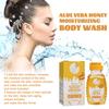 Honey Shower Gel for Deeply Cleansing, Exfoliating, and Moisturizing Skin, Enhance Your Natural Glow