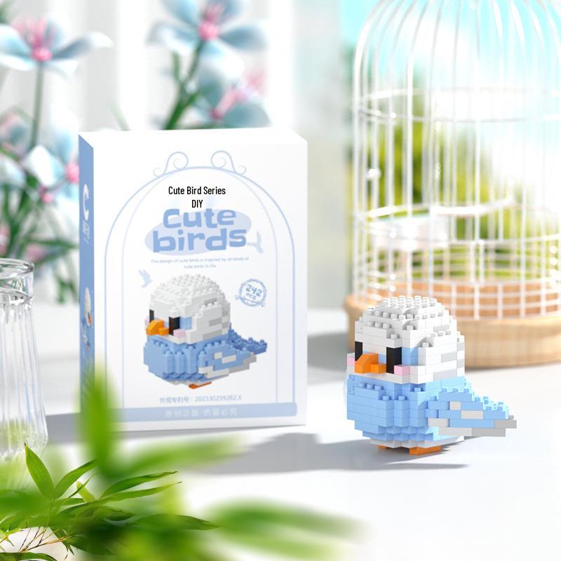 Совместимые оригинальные образовательные строительные блоки Lego для детей в виде птицы ара