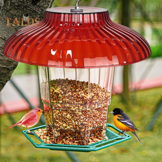 Пластиковый защитный купол для подвесной кормушки для птиц, водонепроницаемая кормушка для колибри, защита от дождя, перегородка для белок для улицы