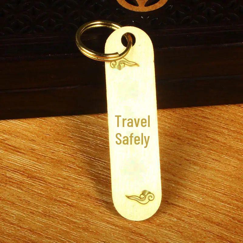 Брелок из чистой латуни с зодиакальным Пиксю и тыквой-горлянкой и монетой Пяти императоров для богатства и защиты