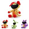 Мягкие игрушки Poppy Playtime Smiling Critters 30 см фиолетовые в лежачем положении супермягкий короткий плюш коллекция животных