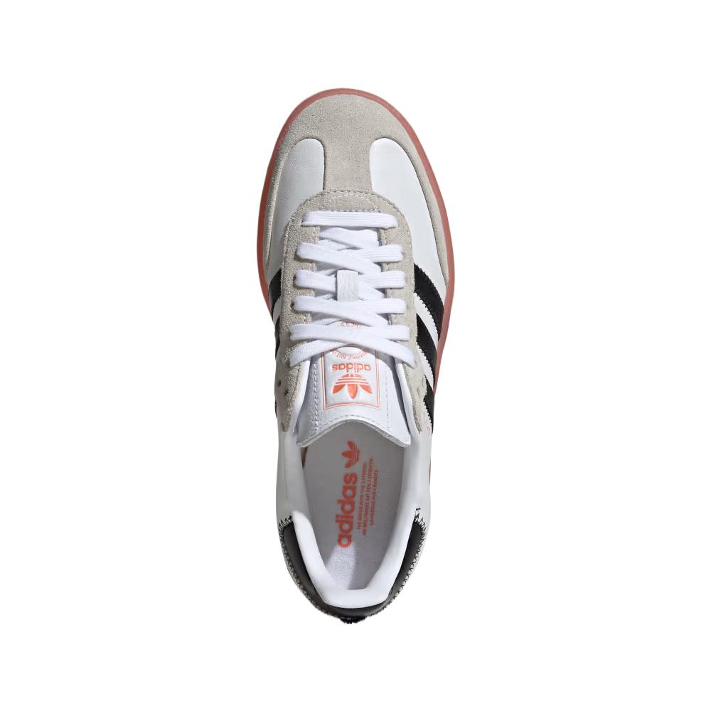 adidas Sambae белые черные полукоралловые женские кроссовки Cloud-White Core-Black JI3072