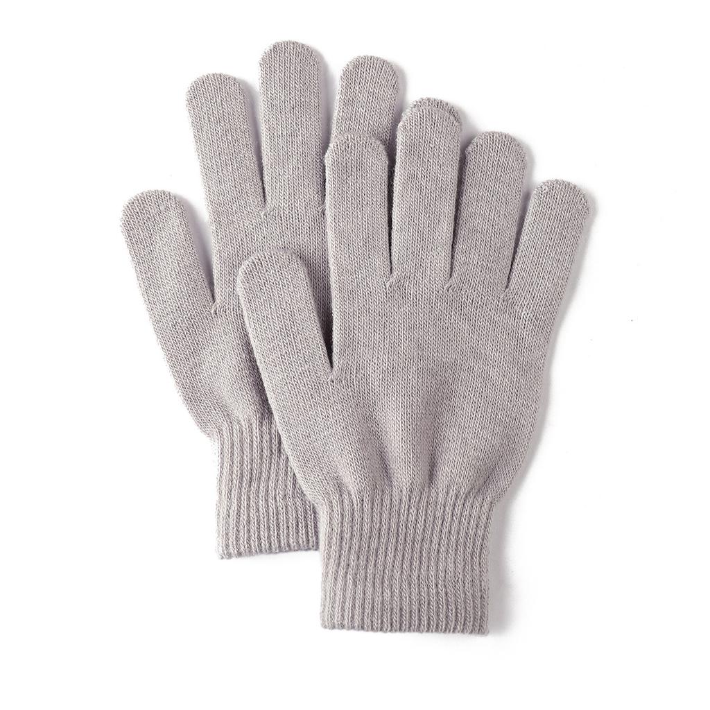Warm Solid Color Gloves, Cold Resistant Knitted Gloves, Unisex Cycling Gloves