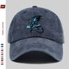 pc pcs Unisex Adjustable Trucker Baseball Cap with Blue Dragon Print  Snapback Buckle Closure Lightweight Suitable for Daily
