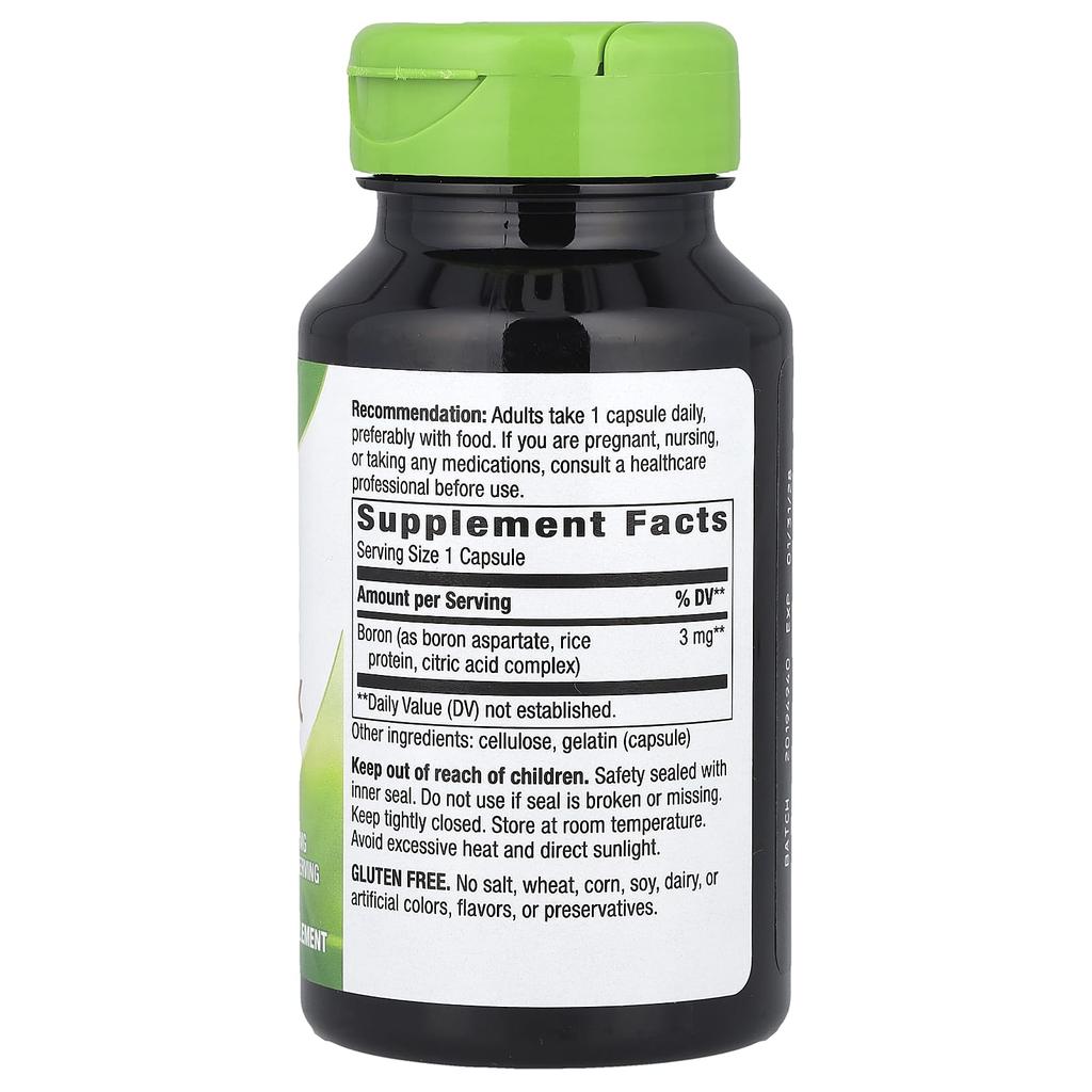Nature'S Way, Boron Complex, 3Mg, 100 Capsules