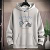Large Size Mens Fleece Hoodie Loose All Match Hooded Sportshirt Boys Pullovers