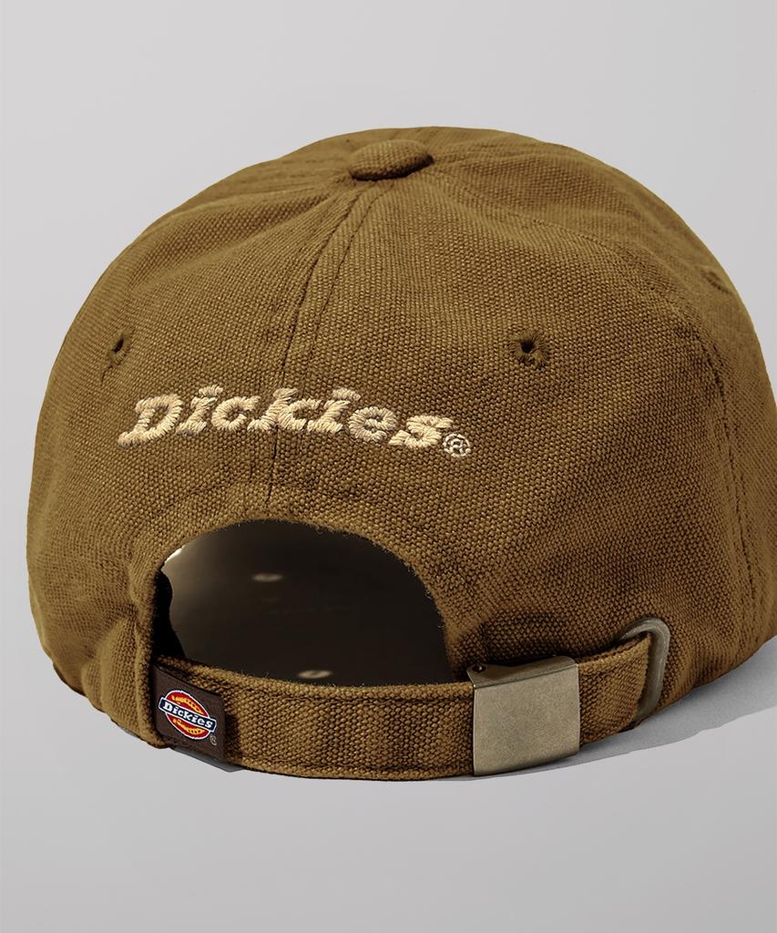 DICKIES Big Logo Washed Ball Cap Brown