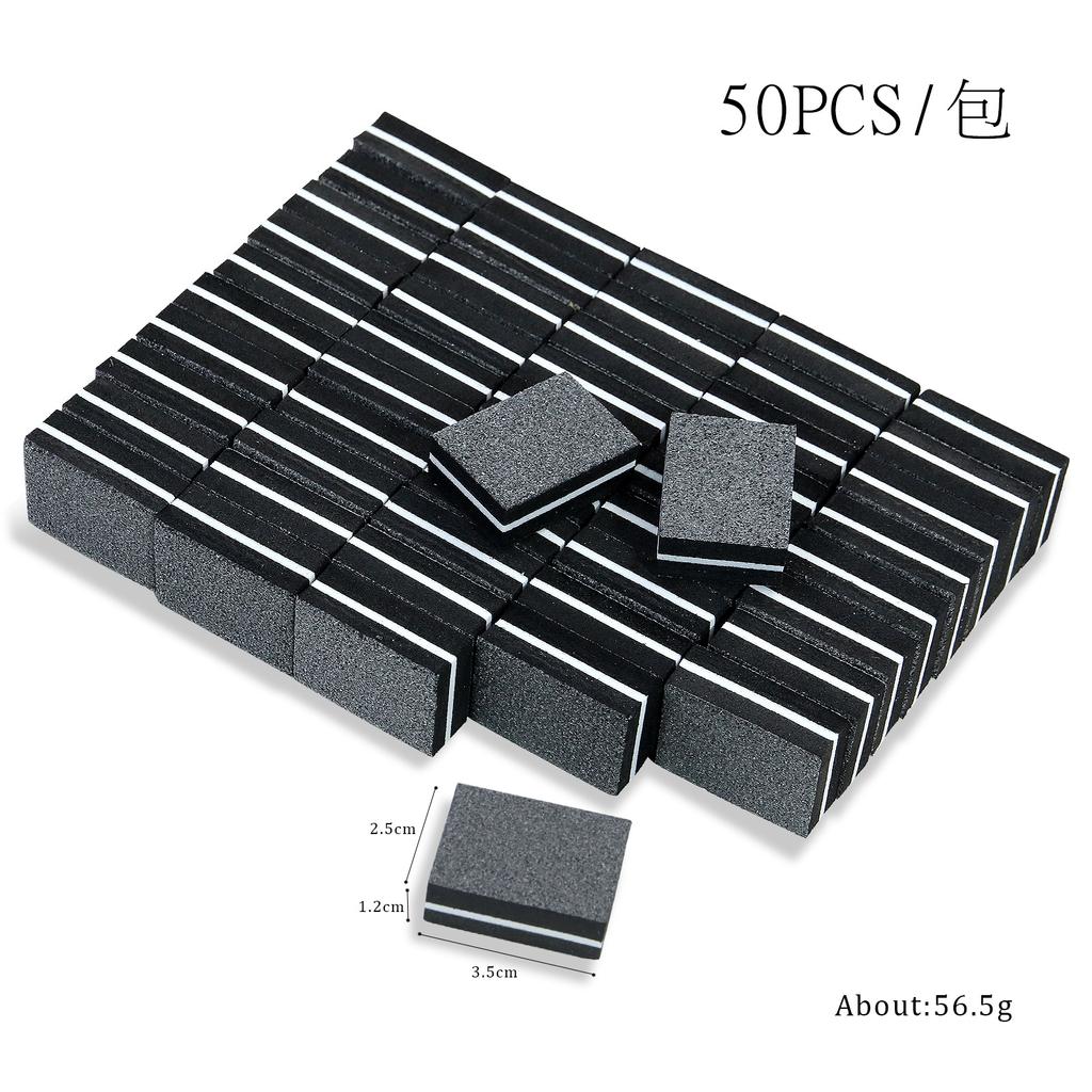 Губка для полировки ногтей Мини квадратная двухсторонняя пилка для полировки и восстановления ногтей Тофу Блок