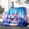 Custom Name "Castle Lights Night Sky" blanket for Couch & Bed, Plush Cozy Fuzzy Blanket Super Soft & Warm Blankets for Fall and Winter. 0908421