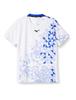 Tennis Wear Game Shirt Short Sleeve Sweat Absorbent Quick Drying 62JA1501 White M [Mizuno]