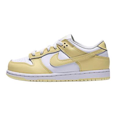 Dunk Модные Удобные Прочные Низкие Детские Кеды для Скейтбординга Детские Кроссовки Желтые FB9108-126