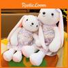 Floral Skirt Cute Rabbit Plush Toy Birthday Gift Children Bed Doll Sleeping