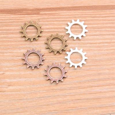 3 цвета Мини шестерня DIY подвеска 12 мм Стимпанк аксессуары для браслета