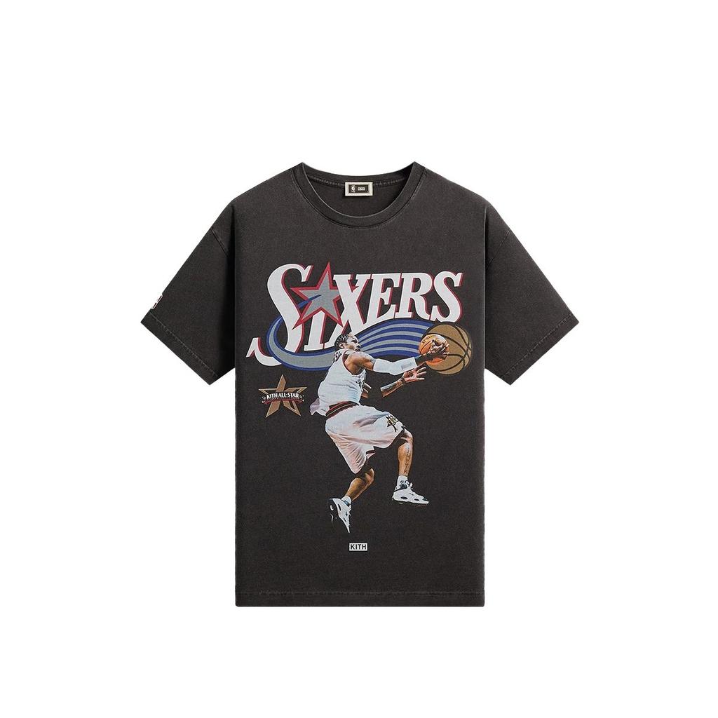 Kith X NBA Филадельфия 76ers Аллен Айверсон Футболка KHM034945-001