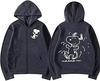 New Zipper Hoodie Men's and Women's Fashion Cardigan Zipper Sweatshirt Hip Hop