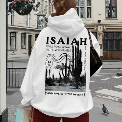 Женские свободные толстовки с принтом кактуса, блузки, толстовки, повседневные свитера с длинным рукавом