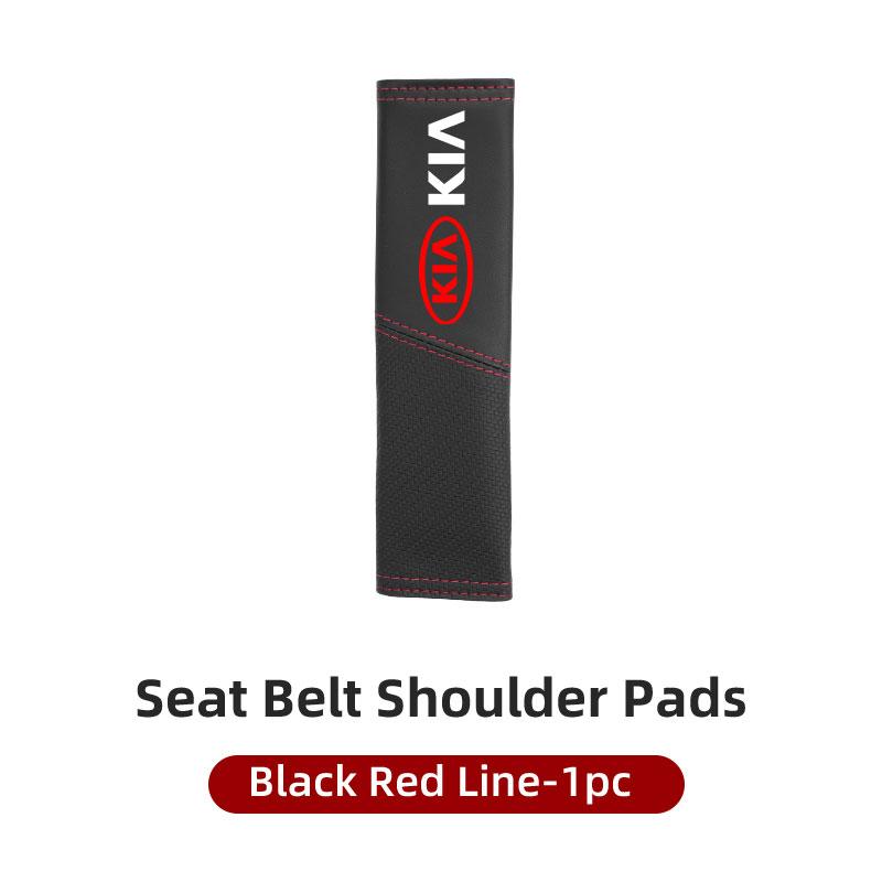 Leather Car Seat Safety Belt Adjustable Soft Protector Shoulder Strap Pad For KIA Rio K5 K2 Sportage Ceed Sorento Picanto QQ6