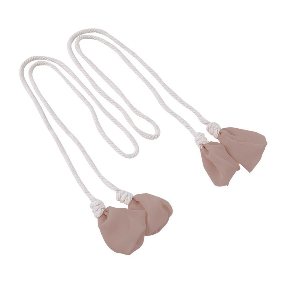 2PCS Elegant Curtain Tieback Minimalist Curtains Tie Rope Trendy Tulip Curtain Straps Home Decor