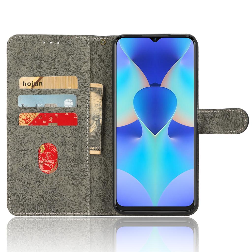 Кошелек-обложка с блокировкой RFID для TECNO Spark 10, Чехол для телефона с подставкой, устойчивый к царапинам, из ПУ-кожи, с ремешком