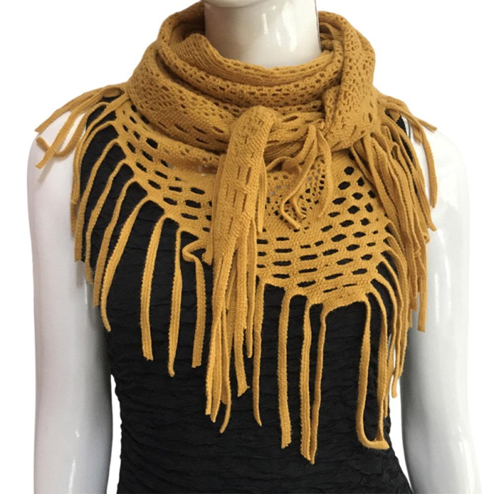 Windproof Thermal Neck Warmer Bib Temperament Cardigan Triangle Scarves Shawl Women Lady Girl