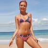 9015# Новое поступление Европейский и Американский Флаг Push-up Бикини Комплект - Женский Сексуальный Раздельный Купальник