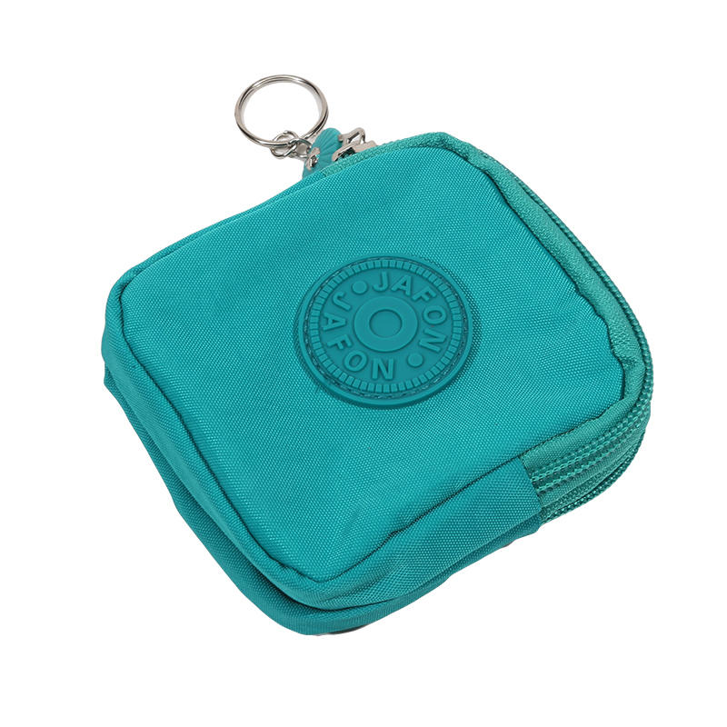 Дорожный кошелек для монет Стеганый держатель для ID Ключница Кошелек для монет Многофункциональный держатель для карт Портативный Водонепроницаемый Кошелек для повседневного использования