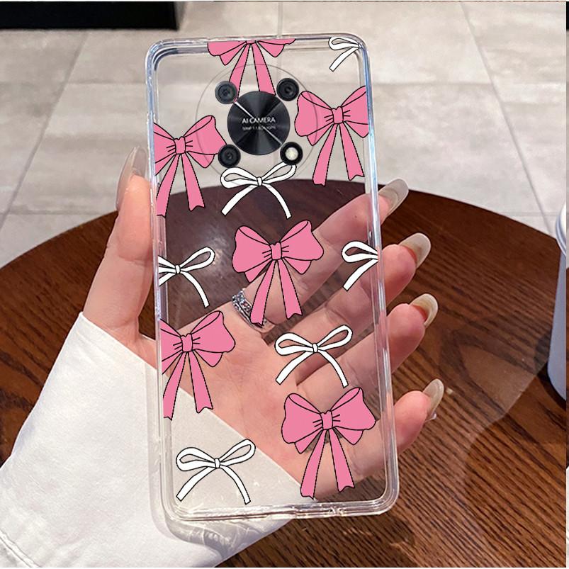 Чехол для Huawei novaY90 nova Y90 Корпус CTR-LX2 LX1 LX3 Чехол Прозрачный Мягкий Силикон ТПУ Роскошный Сердце Заяц Смешной Чехол для Телефона