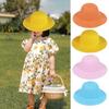 Yousheng Easter Bonnet Straw Hat for Kids DIY Easter Straw Woven Hat Spring Party Summer Beach Accessory for Easter Party Fancy Dress Supplies