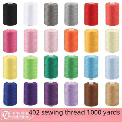 1000 ярдов ниток для бытового шитья: Полиэстер, цветная ручная работа, тонкая катушка