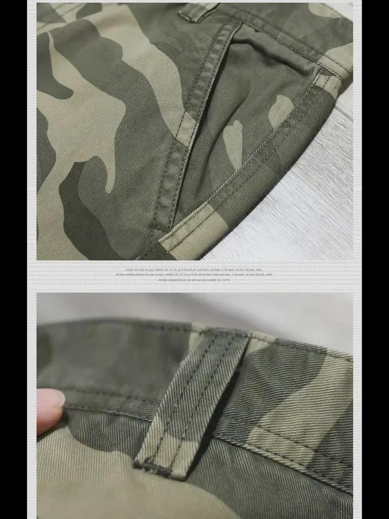 Модный мужской камуфляжный комбинезон Nine-Point - весна/лето 2023 г. в корейском стиле