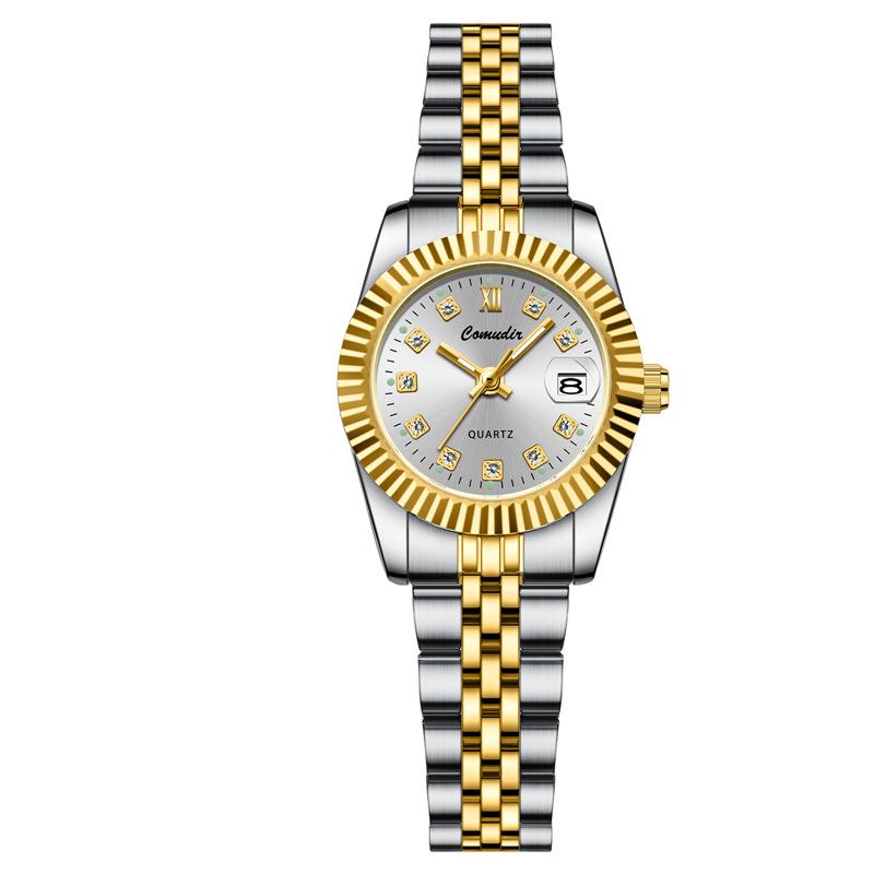 Светящиеся Водонепроницаемые Кварцевые Парные Часы - Мужские и Женские Повседневные Парные Часы с Календарем