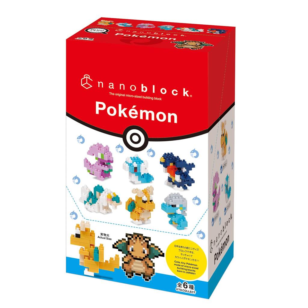 Nanoblock Mini Nano Pokemon Тип Дракона (BOX) NBMC_25S BOX продукт 1BOX = 6 шт., всего 6 видов