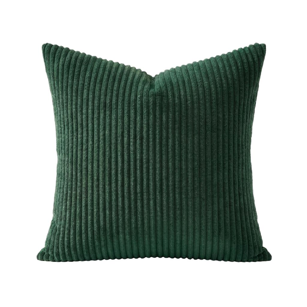 Fine Stripe Corduroy Throw Pillow Cover For Living Room Sofa