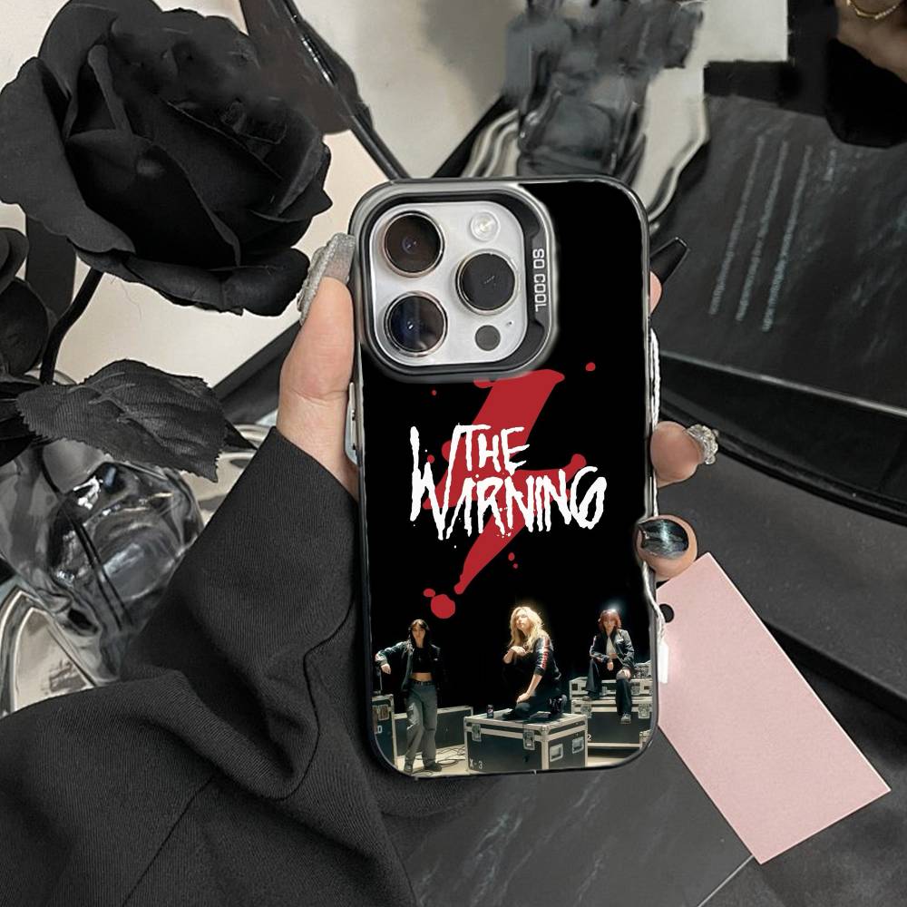 H-The Band W-Warning Phone Case For IPhone 16 17 15 14 12 13 Pro Max Black Color Shockproof Cover