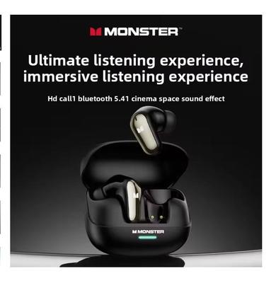 2025 Новая Monster MQT52 TWS Беспроводные Bluetooth 5.4 Наушники HIFI Стерео Музыкальные Игровые Наушники Разговорные Шумоподавляющие Вкладыши