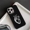 Чехол для телефона с анатомическим рисунком сердца для iPhone 17 16 15 14 13 12 11 Pro/ Max /Plus противоударная задняя крышка
