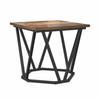 Side Table Set 2 pcs Smoked Oak