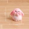 Милая кукла Кролик Миниатюрные фигурки Автомобиль Украшение Статуэтка Животных Кукольный Домик Сделай Сам Кролик Украшения Поделки Мини Животные Поделки