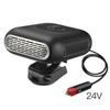 Car Heater 12V 24V Automatic Hot Air Blower Electric Fan Windshield Defogging Demister Defroster Rotation Powerful 2 In 1