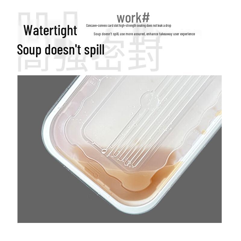Fangjiajie Disposable Rectangular Meal Prep Containers